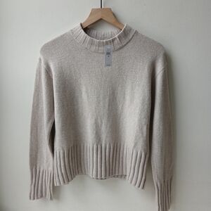 Gap Cashsoft Sweater Taupe Heather Women's XS NWT